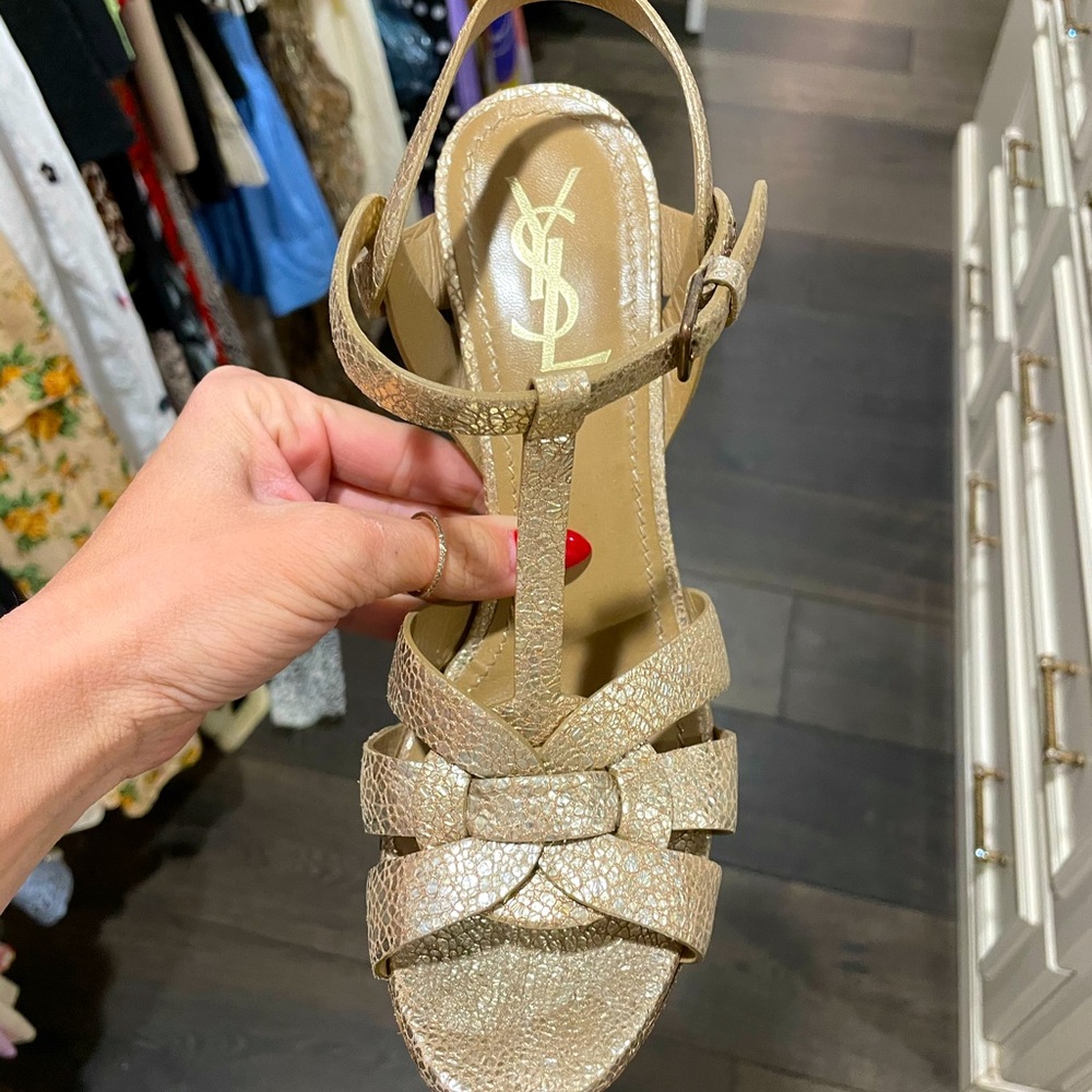 Saint Laurent tribute sandal